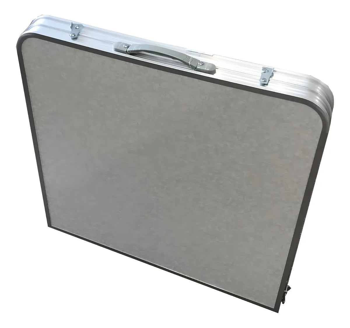 Set Plegable Mesa De Aluminio + 4 Bancos Para Camping