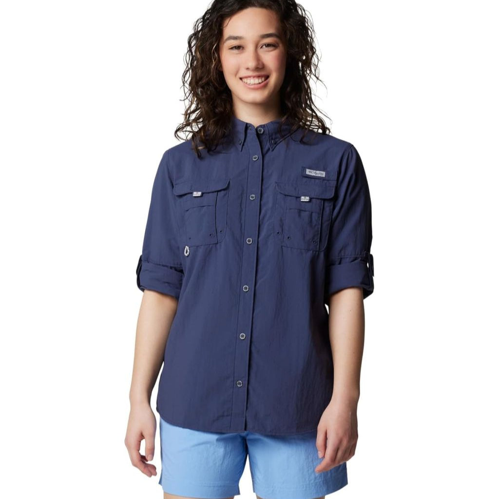 Camisa | Columbia PFG Bahama | Náutica Protección Solar Filtro UV Mujer