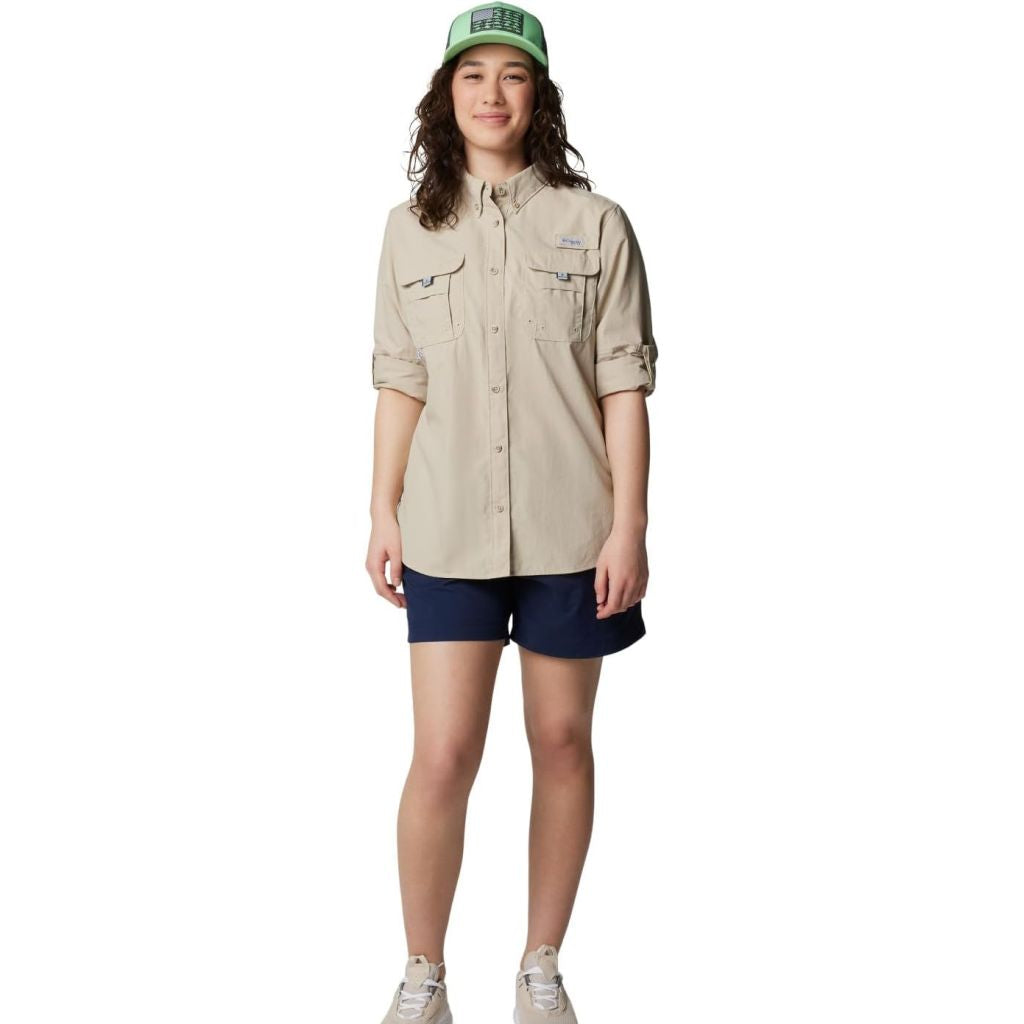 Camisa | Columbia PFG Bahama | Náutica Protección Solar Filtro UV Mujer