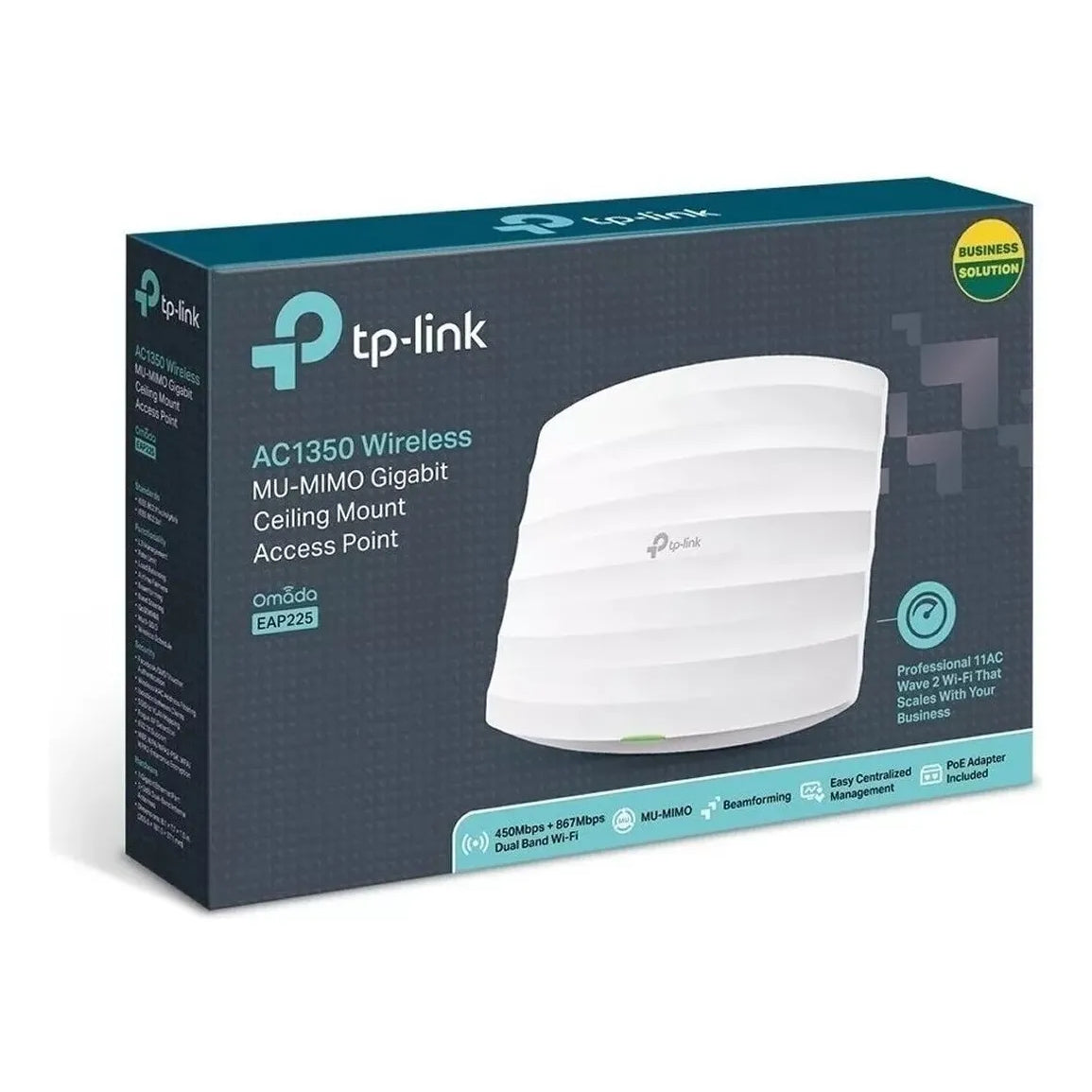 Access Point TP-LINK EAP225 Giga Dual AC1350 PoE
