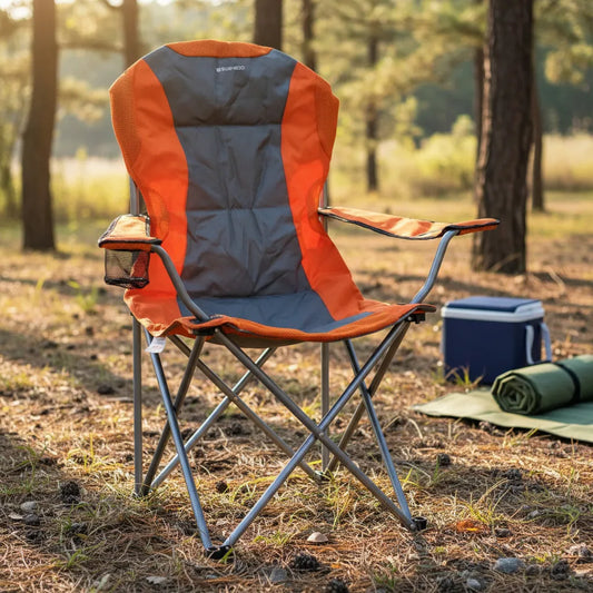 Silla Sillón Plegable Camping Respaldo Alto Reforzado Kushiro