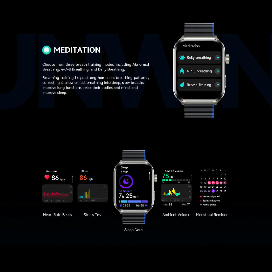 Smartwatch Kieslect KS2 Amoled 2.01" Sensores Biométricos