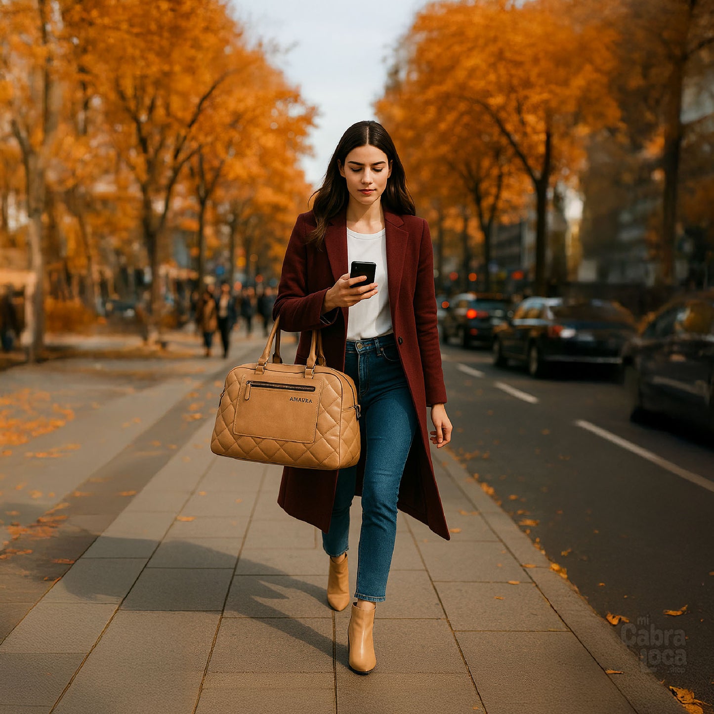Bolso Urbano Amayra Camel