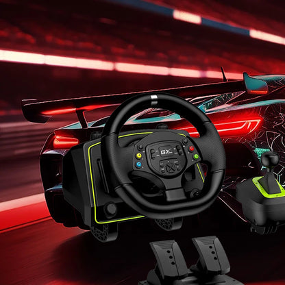Volante Gamer Genius SpeedMaster X2 con Pedales y Palanca