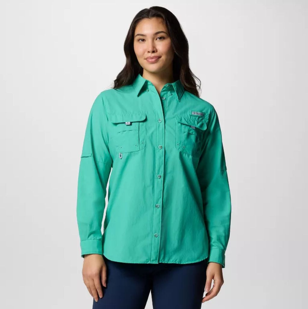 Camisa | Columbia PFG Bahama | Náutica Protección Solar Filtro UV Mujer