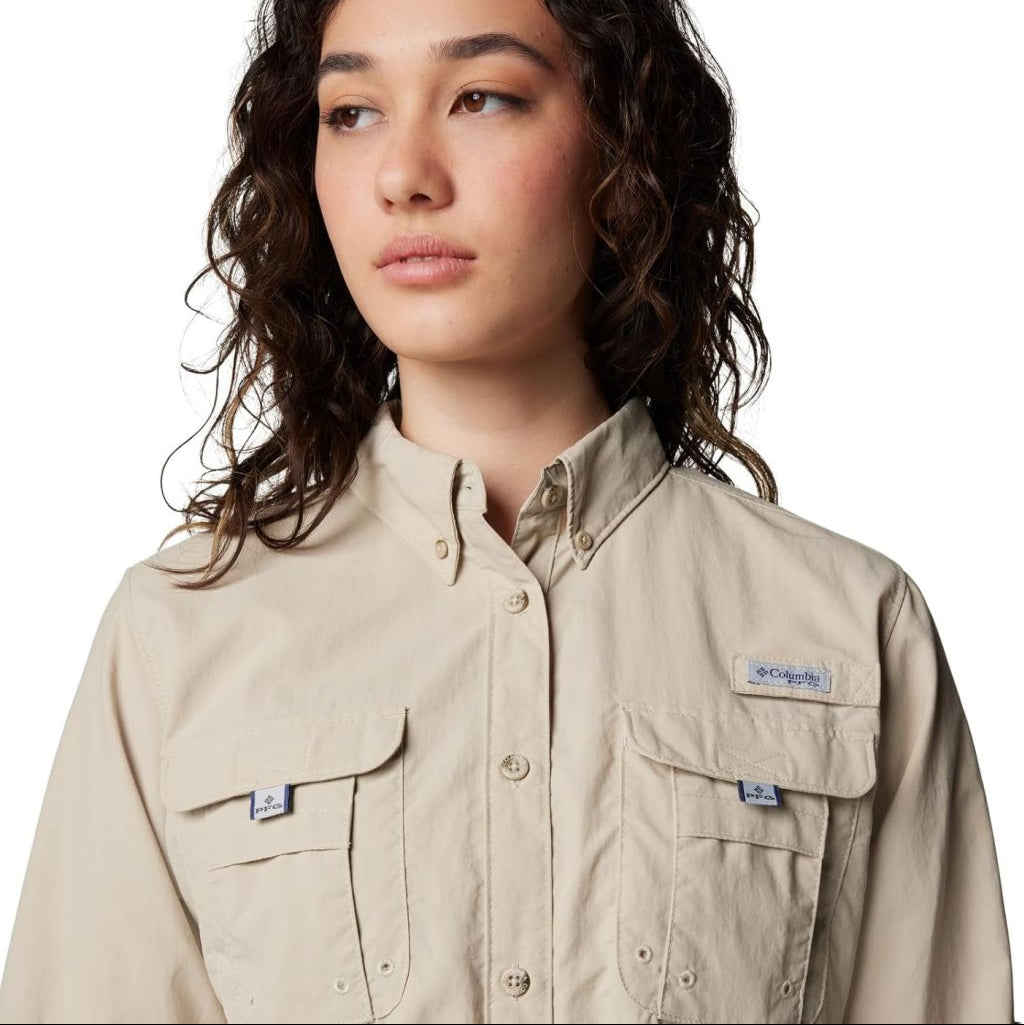 Camisa | Columbia PFG Bahama | Náutica Protección Solar Filtro UV Mujer