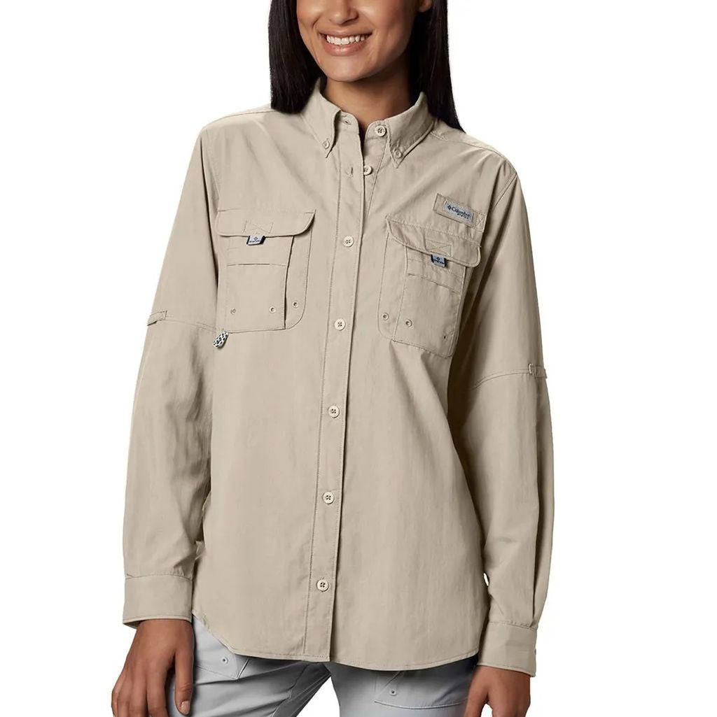 Camisa | Columbia PFG Bahama | Náutica Protección Solar Filtro UV Mujer