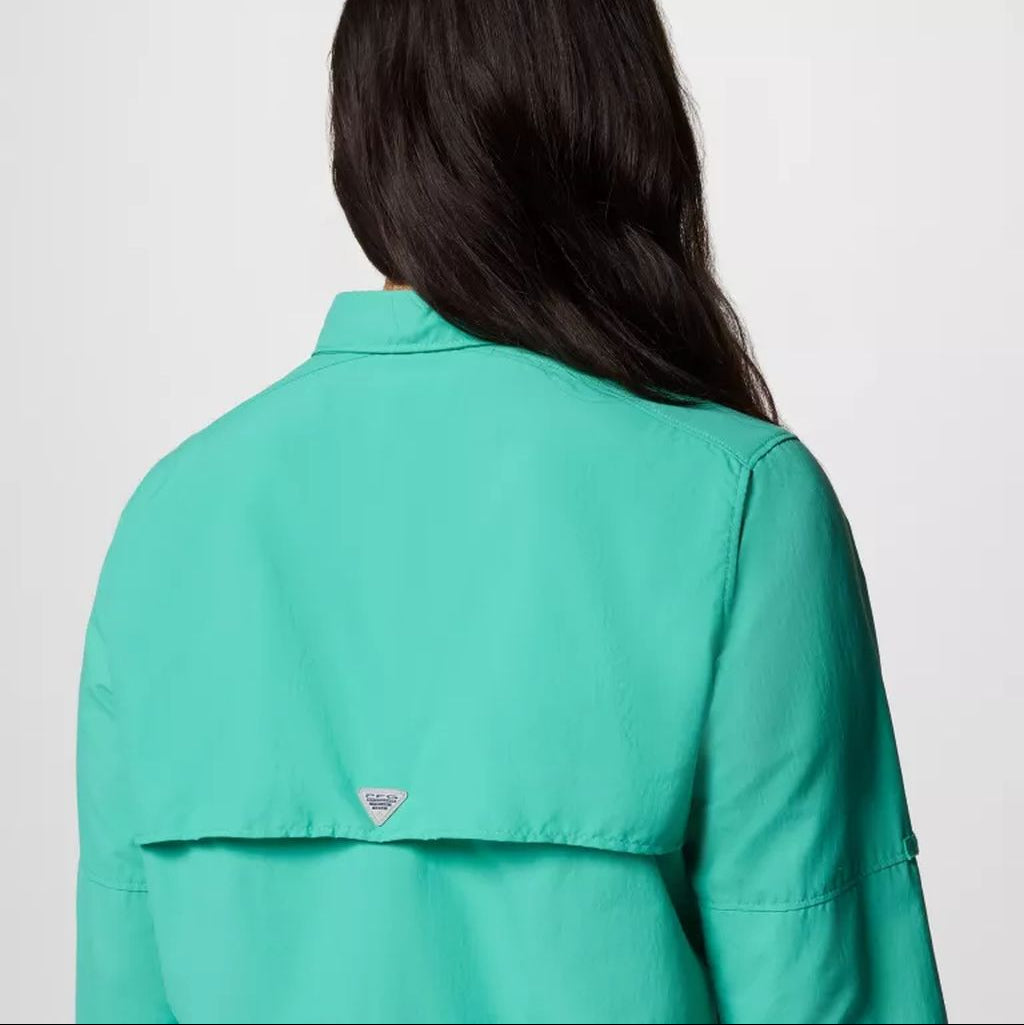 Camisa | Columbia PFG Bahama | Náutica Protección Solar Filtro UV Mujer